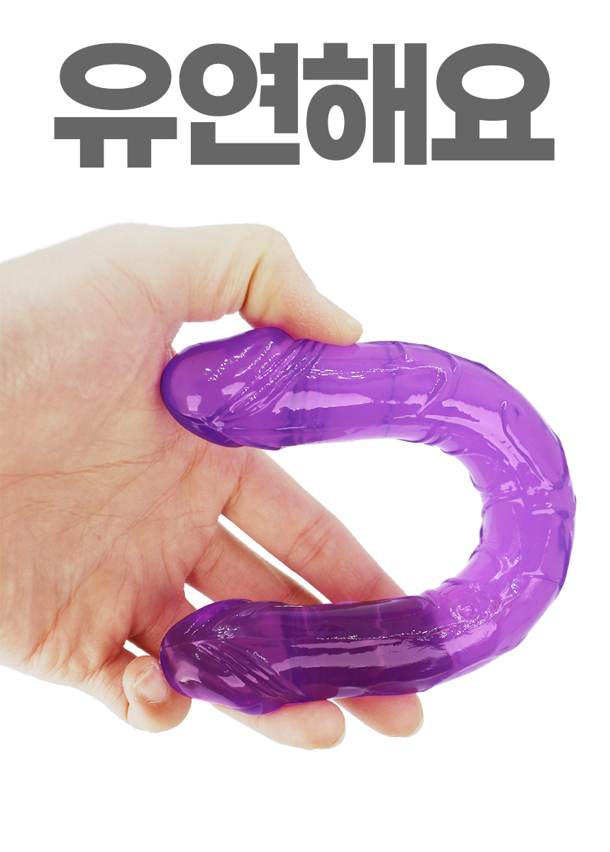미니 양방향 젤리 딜도
